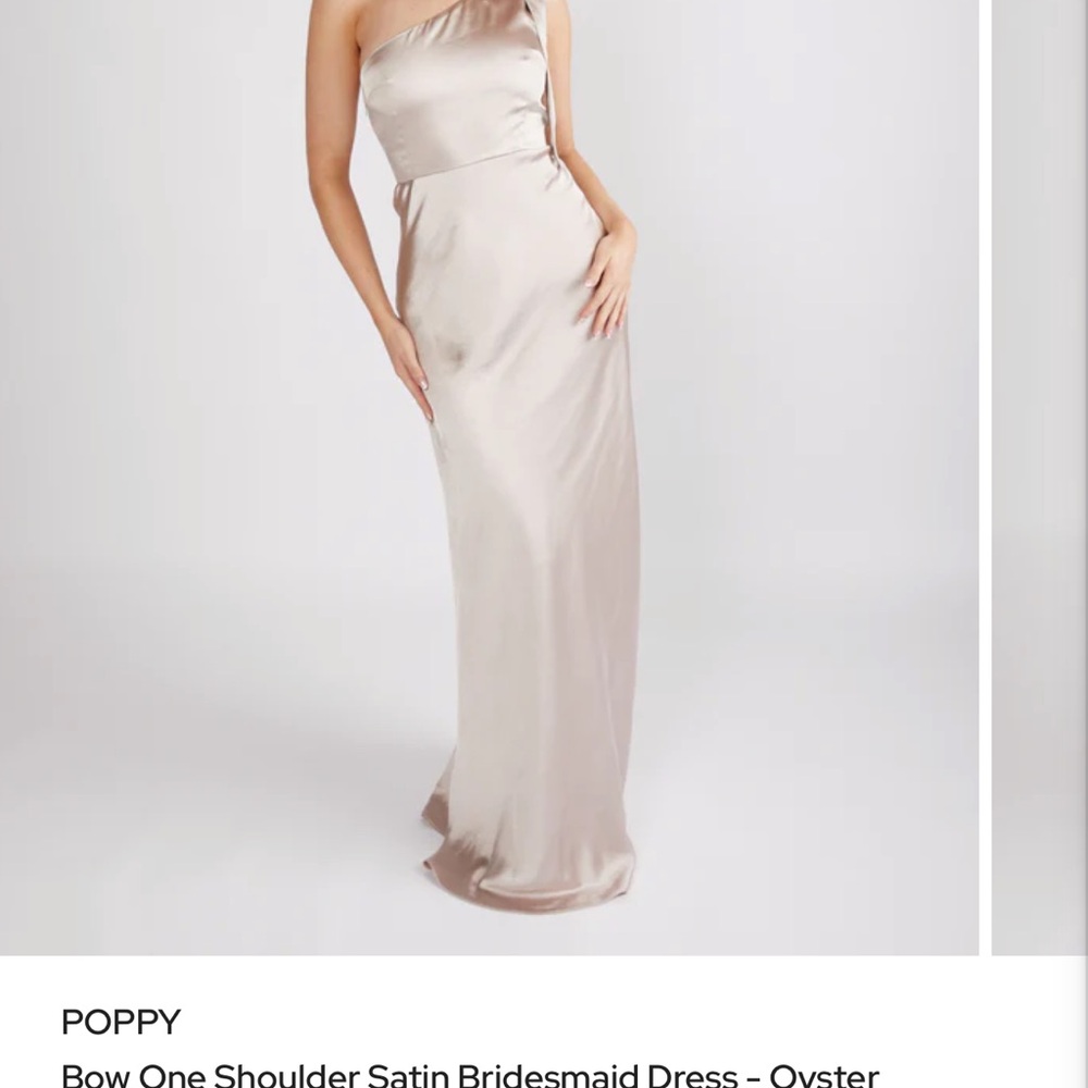 Pink Asymmetrical One Shoulder Gown for Weddings